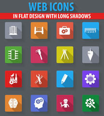Engineering icons set