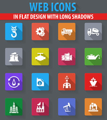 Industrial icons set
