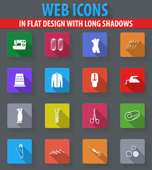Tailor icons set