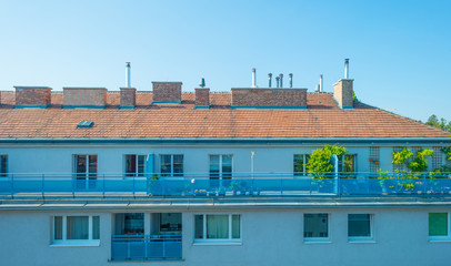Highrise with apartments in Vienna