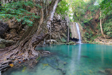 Erawan Waterfall in National Park