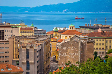 City of Rijeka waterfront view