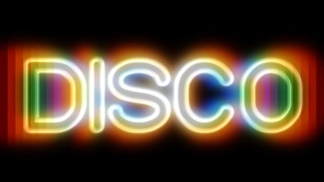 70's Style Disco Logo Effect 