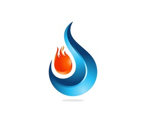 Fire water logo