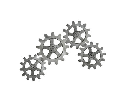 cog cogs on white background