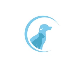 Fototapeta na wymiar Cat dog logo