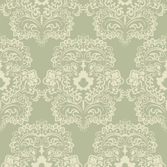 Vintage vector ornament pattern in Oriental Style. Hand drawn ornament. Decorative retro ornament for banner, invitation, wedding card, scrapbook and others. Royal vector design element.