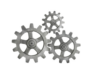cog cogs on white background