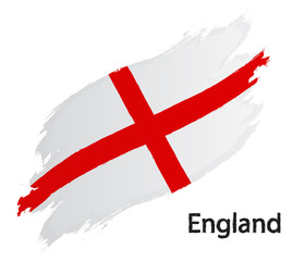 Flag of England grunge