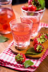 hot strawberrys compote