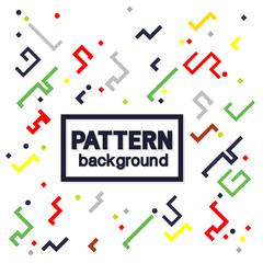 pattern vector geometric background with place for text. Abstrac