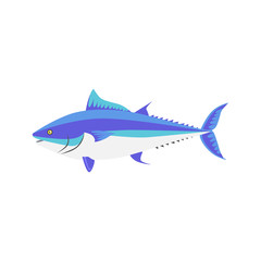 Fish Icon Design Flat Isolated