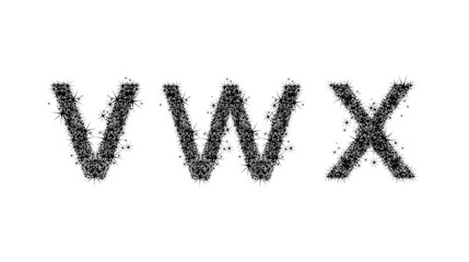 three letters of the alphabet