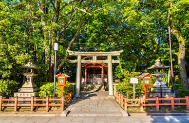 Fototapeta na wymiar Yasaka Jinja shrine in Kyoto, Japan
