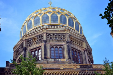 jewish synagoge in city of berlin