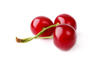 cherry isolated on white background