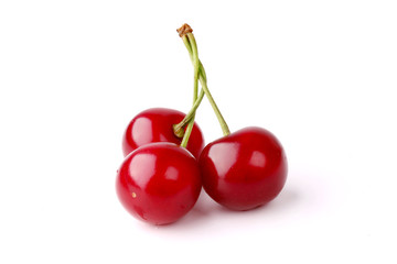 cherry isolated on white background