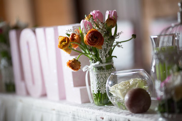 Floral wedding decorations