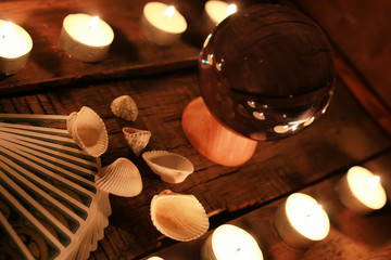 candle divination tarot cards