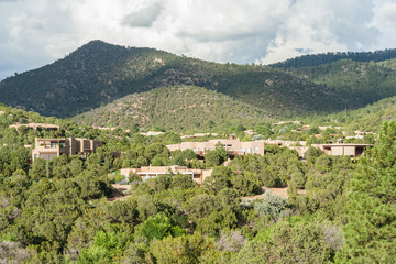Residential buildings around St. John's College in Santa Fe, New  Mexico - 113464236