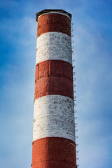 high brick chimney