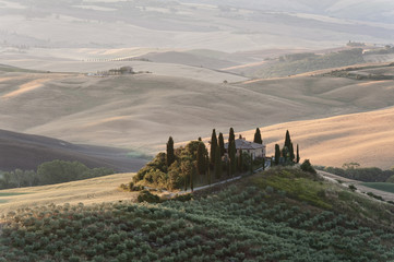 Panorama toscano presso San Quirico d'orcia