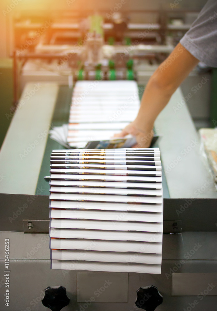 Poster offset printing process