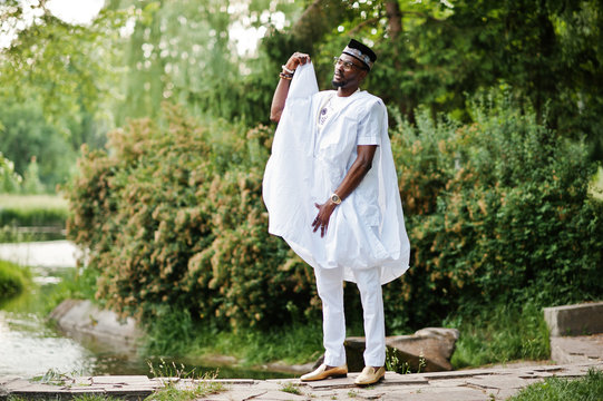 Rich Black Man At White National Dress