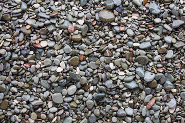 Stones pebble background. Beach rocks
