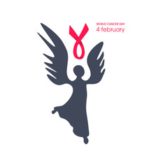 Obraz premium poster to world cancer day