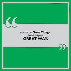 Motivational quote poster