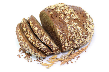 Brot Laib Getreide