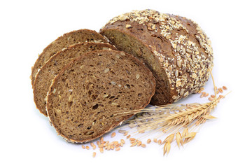 Brot Laib Getreide