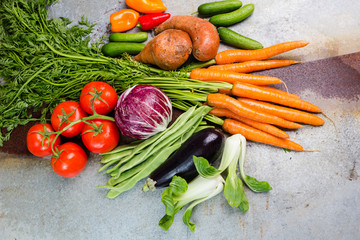 Gemüse frisch von der Ernte