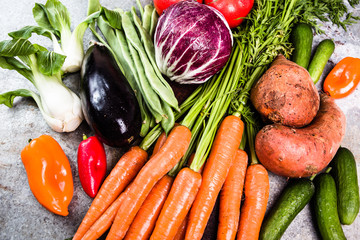 Gemüse frisch von der Ernte