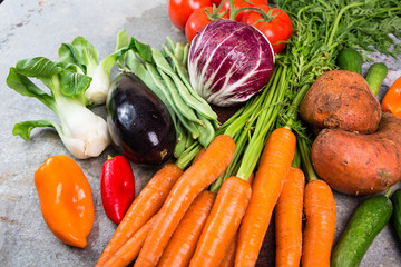 Gemüse frisch von der Ernte