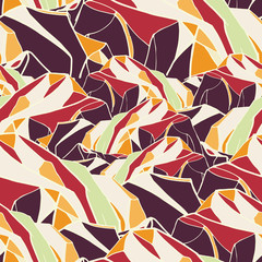 geometric seamless pattern.background with abstract mountains