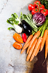 Gemüse frisch von der Ernte