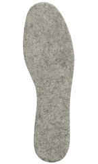 Felted insole for shoes