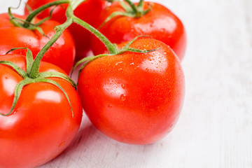 Frische und reife Tomaten