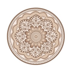 Mandala.  Oriental pattern.