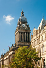 Fototapeta na wymiar Leeds Town Hall