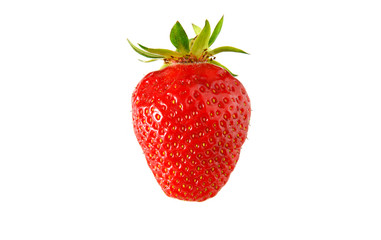 colorful of strawberry with white background 
