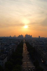 Pôr do sol em Paris