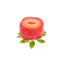 Strawberry isolated on white.