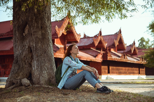 Traveler. Mandalay, Myanmar (Burma)