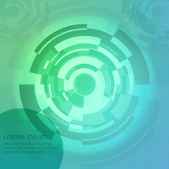 Abstract vector digital technology background