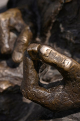 Bronze-Statue vom Zuckerfritz in Wuppertal Elberfeld
