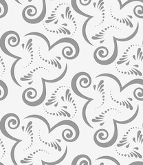 Perforated flourish with spirals