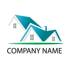 Real Estate House Logo Vector